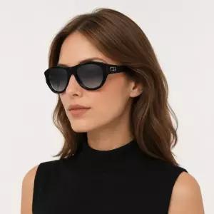 디올 여성 글로우 A1I 파일럿 선글라스 샤이니블랙) GLOWA1IXR 10A1