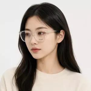 생로랑 안경테 SL M112 004 라운드 뿔테 안경