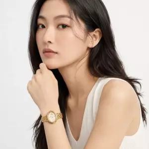 토리버치 더오벌 여성 메탈시계 TBW6032