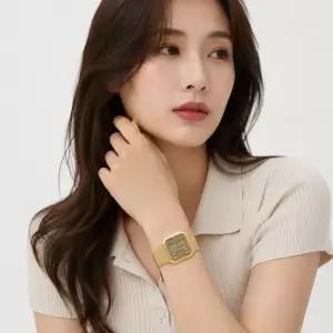 카시오 A100WEG-9ADF A100WEG-9A) 디지털 스퀘어 빈티지 레트로 공용 메탈시계