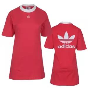 아디다스 여성 트레포일 반팔 원피스 DH3195
