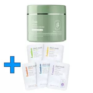 사임당 다임 강화약쑥 클렌징 크림 대용량 300ml+ 루미에르 마스크 팩 3매