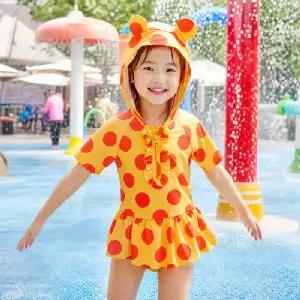 도트프릴 원피스 수영복