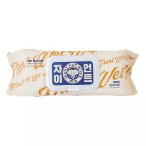 노브랜드 자이언트 물티슈 80매 (1개) 빅 사이즈 청소 책상 사무실 집 학교 대량 구매