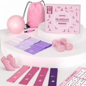 ZOIIVRYA Pilates Kit Home Equipment Set for Women 14