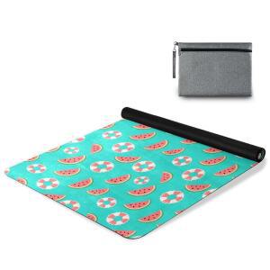 ALAZA Watermelon Swimming Ring Pattern Yoga Mat Non Slip Fitness Exercise Workout for Pilates and Floor Exercises