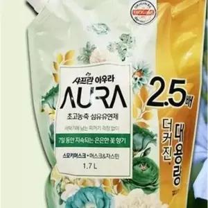 [셀러허브]초고농축 아우라 1.7리터 스모키머스크 섬유유연제 (S37726245)