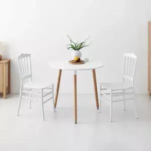 /마전동상회 원형테이블 식탁의자 2인세트 식탁의자세트
