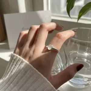 [라일리쥬얼리] Rly 여성 실버 볼드 오픈링 데일리 포인트 반지