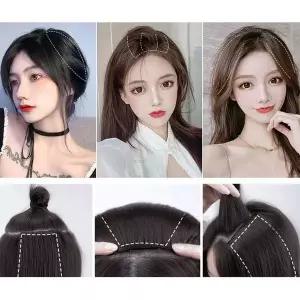 [콩심팥심]볼륨 실용적인 헤어피스 붙임머리 포인트가발