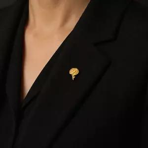 24K 순금 카네이션 뱃지 1g