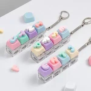 [하프클럽/]나만의 LED MBTI 키보드 키링 만들기 (2개)