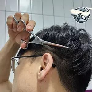 전문가용 미용 이발 가위 셀프 이발 가위 스테인리스 앞머리 가정용-WFO2XMS