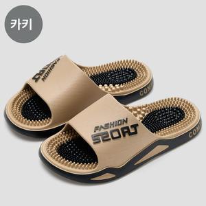 굿픽 남성 마사지 슬리퍼 여름 홈웨어 발바닥 혈 욕실 목욕 미끄럼 방지 지압판 발 MF