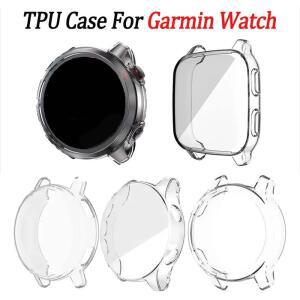 Garmin Vivoactive 5/6, Venu 2/Venu SQ용 고화질 투명 풀 커버리지 시계 케이스, 간편한 제거 기능을 갖춘 부드러운 TPU 디자인