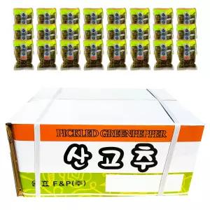 원효 산고추 고추지 작은 고추 절임 장아찌 500g 24개