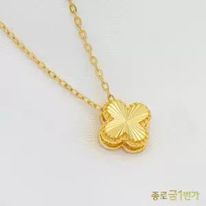 여자 순금 목걸이 볼 포리프 11.25g 99.9