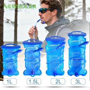 NEWBOLER 워터백 저장소 물 보충 가방 비스페놀이 없는 보관 1L 1.5L 2L 3L 러닝 스포츠 탱크 백팩