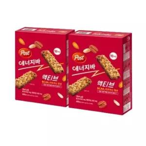 [하프클럽/기타]포스트 에너지바 액티브 10입 X2 운동전후 에너지충전