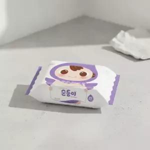 순둥이 프리미엄 엠보싱 아기물티슈 휴대용 리필형 20매 20팩