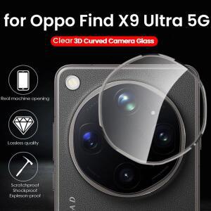 Oppo Find X9 Ultra 5G 케이스 3D 투명 강화유리 카메라 보호필름 파운드 곡면 렌즈 커버
