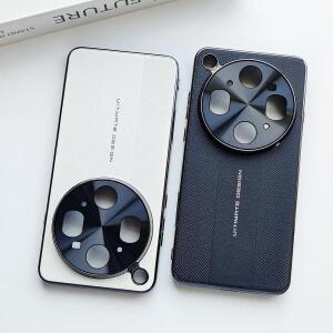 OPPO Find X9 Ultra용 고급 가죽 전기도금 렌즈 필름 커버 Oppo 슈퍼카 스타일 충격 방지 펀다