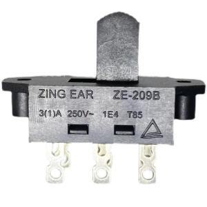 1개/묶음 100%  ZING EAR ZE-209B 토글 전원 스위치 6핀 2단 속도 팬 조명 전후진 컨트롤러