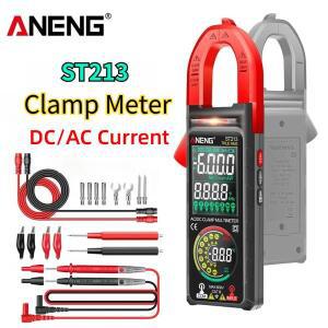 디지털 클램프 미터 ANENG DC/AC 전류 6000 카운트 앰프 대형 컬러 스크린 테스터 ST213 자동차 Hz NCV 옴