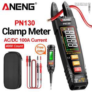 휴대용 ANENG PN130 지능형 멀티미터 클램프 4000 카운트 AC 전압 커패시턴스 저항  B16  펜