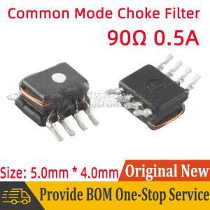 SMD 공통 모드 초크 인덕터 필터, USB 신호 라인 임피던스 90ohm, 0.5A, 4 와이어 듀얼 와인딩, 노이즈 억