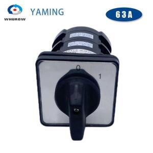 60A 캠 스위치 OFF-ON 전원 차단 회전식 실버 접점 2극 제어 회로 HZ5-63 L02