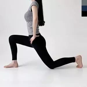 여성 기본요가스포츠 레깅스 레쉬가드9부 스판-WFOFCBF