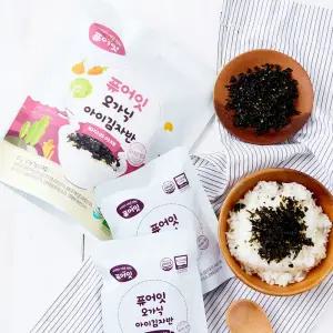 퓨어잇 오가닉 아이김자반 바다와야채 아기 유아 반찬 오가원초이유식 아이 유기농
