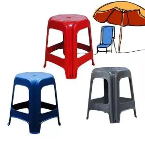 의자 플라스틱 비치 야외용 사각 포차 테라스 5개