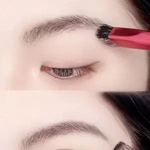 [하프클럽/]만능 사선형 브러쉬 눈썹결 섀도우 만능메이크업브러