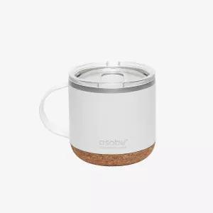 아소부 세라믹코팅 인피니트 머그 490ml - 화이트 - 화이트