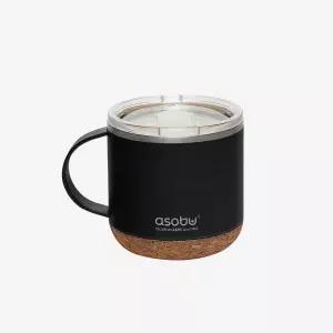 아소부 세라믹코팅 인피니트 머그 490ml - 블랙 - 블랙