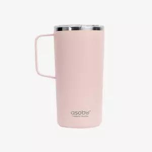 아소부 세라믹코팅 타워 머그 600ml - 핑크 - 핑크