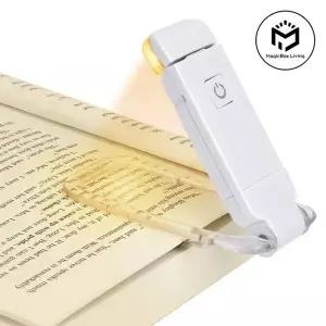 LED USB 충전식 책 빛 등 눈 보호 조명 휴대용 클립 책상 책갈피 읽기 램프
