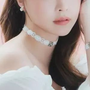 [하프클럽/]D 에스닉 레이스 초커 목걸이
