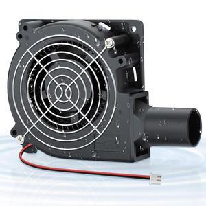 AmRunJe IP67 120mm x 32mm 12V DC 냉각 송풍기 팬 듀얼 볼 베어링 2핀 브러시리스 모터 통풍구 교체용, 앰프, 바비큐