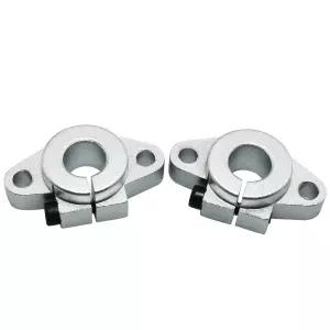 12mm 직경 샤프트 CNC 라우터 부품 3D 프린터 위한 2pcs SHF12 알루미늄 합금 선형 막대 레일 지지대