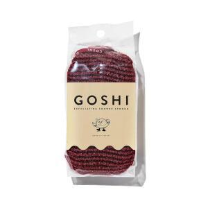 고시 각질 제거 샤워 스펀지 - 모든 피부 타입을 위한 찢어지지 않고 빠르게 건조되는 목욕 브릭 레드 일본산