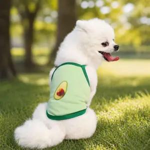 [하프클럽/]강아지 아보카도 민소매 여름 고양이 티셔츠 GOT-1005876