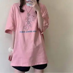 여성 반팔티셔츠 박시핏 데일리 홈웨어 티셔츠 2컬러