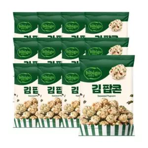 비비고 김 팝콘 80G 12개