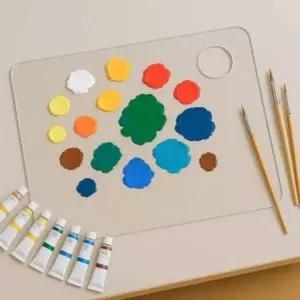 미술팔렛트 굿드로잉투명아크릴팔레트 30x40cm 직사각