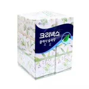 숲속향 미용화장지 곽티슈 180매 6개입 약215 x 215mm