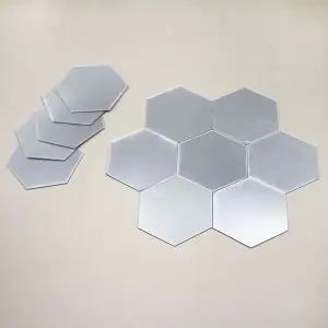 육각 아크릴 거울 12P 조립식 DIY 감성