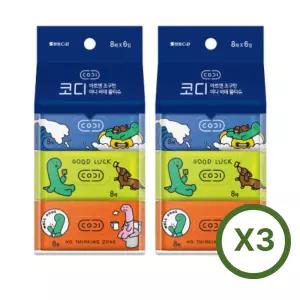 코디 비데물티슈 미니 아트앤 조구만 8매 6입 6팩